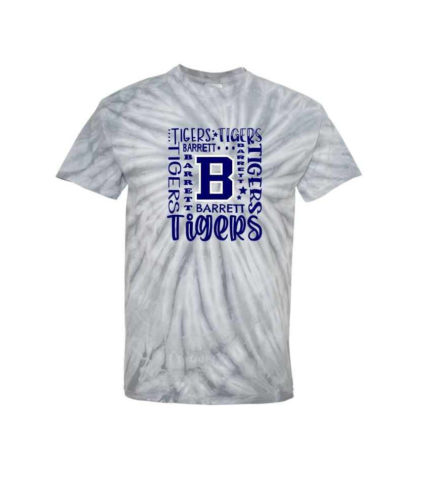 tie dye words on shirt